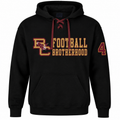 Black Long Sleeve Sweatshirt with Hockey String